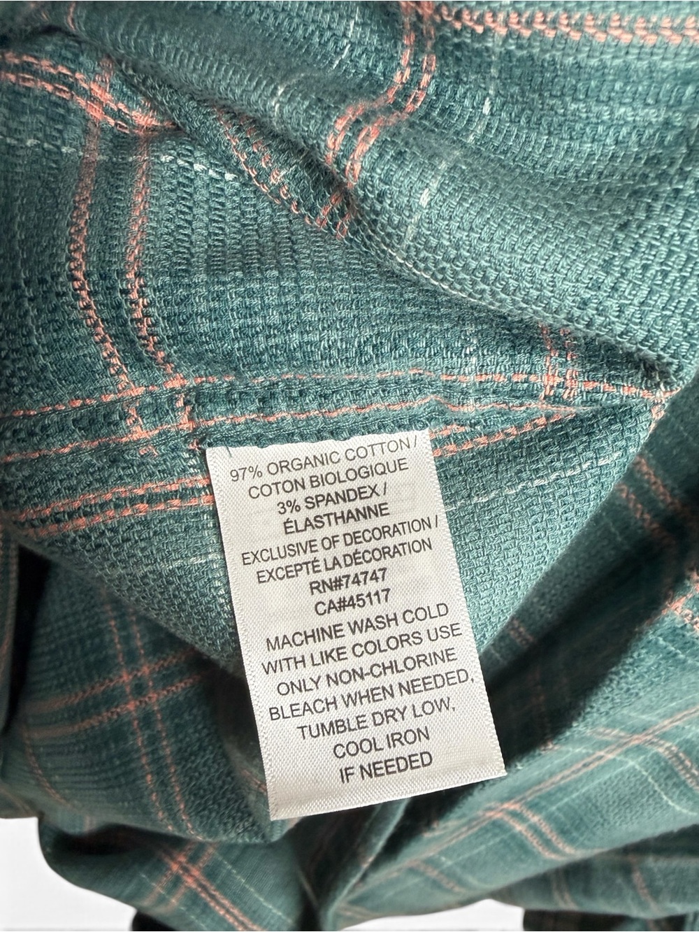 Ascend Women XXL Sagebrush Green Plaid Flannel Shirt NWT - Picture 9 of 11